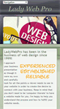 Mobile Screenshot of ladywebpro.com