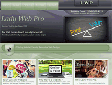 Tablet Screenshot of ladywebpro.com